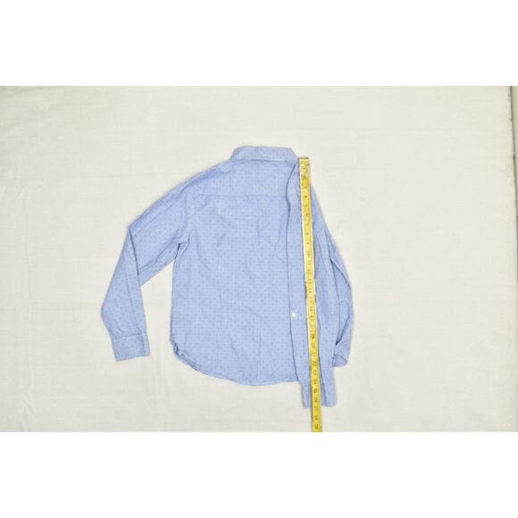 Tommy Hilfiger Shirt Mens Medium Button Up Long Sleeve Pocket Polka Dot - Picture 6 of 8